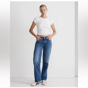 Madewell Low Slung Straight Jeans